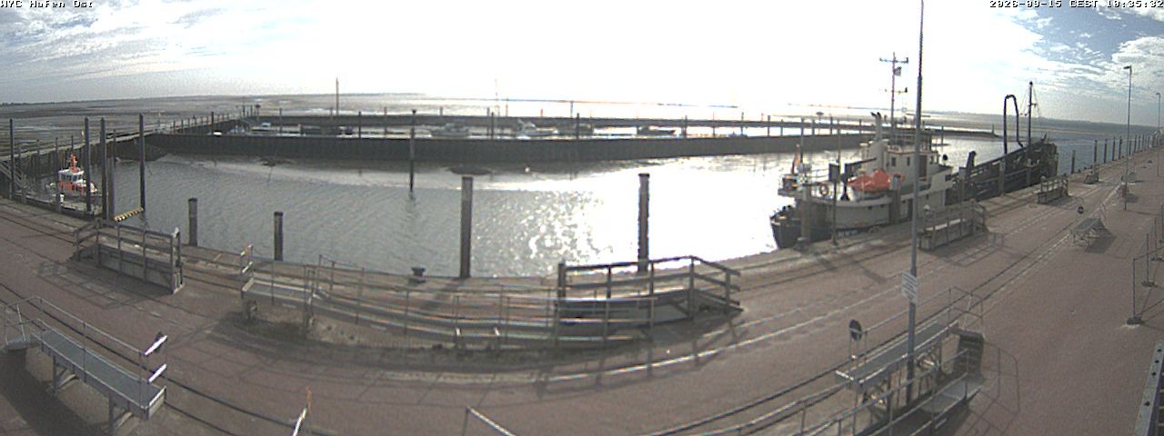 Archiv Foto Webcam Wangerooge Hafen