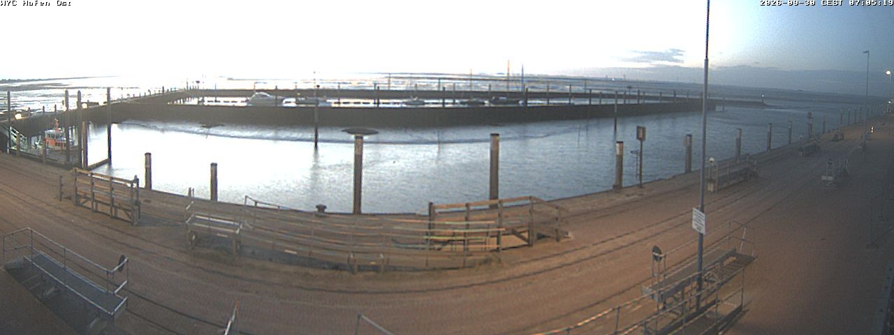 Archiv Foto Webcam Wangerooge Hafen