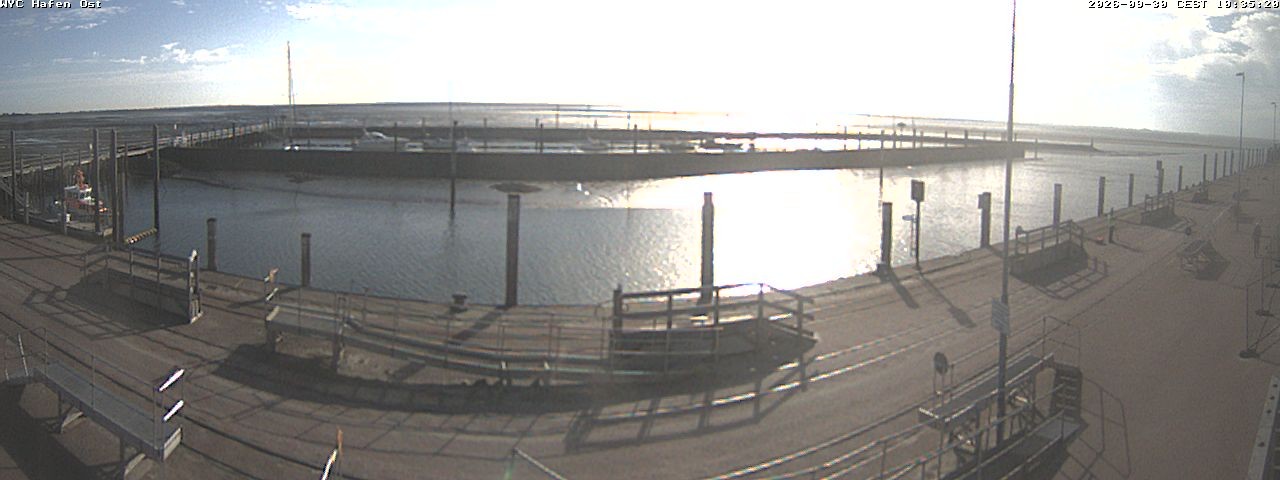 Archiv Foto Webcam Wangerooge Hafen