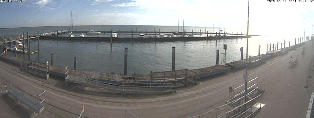 Archiv Foto Webcam Wangerooge Hafen