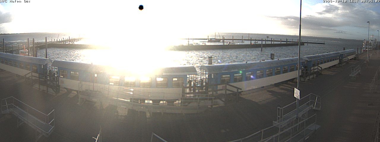 Archived image Webcam Wangerooge Harbour