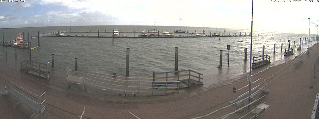 Archived image Webcam Wangerooge Harbour