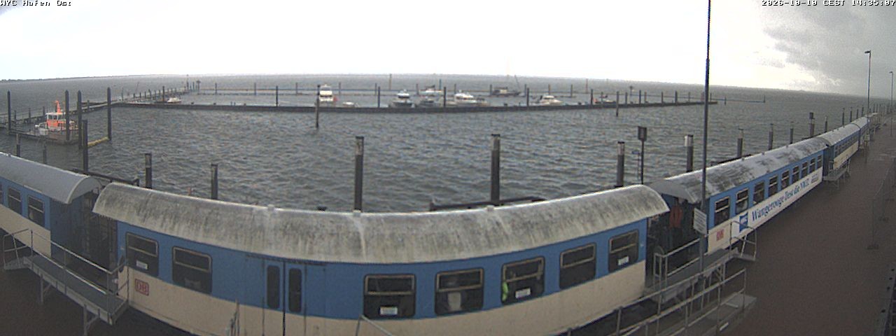Archived image Webcam Wangerooge Harbour
