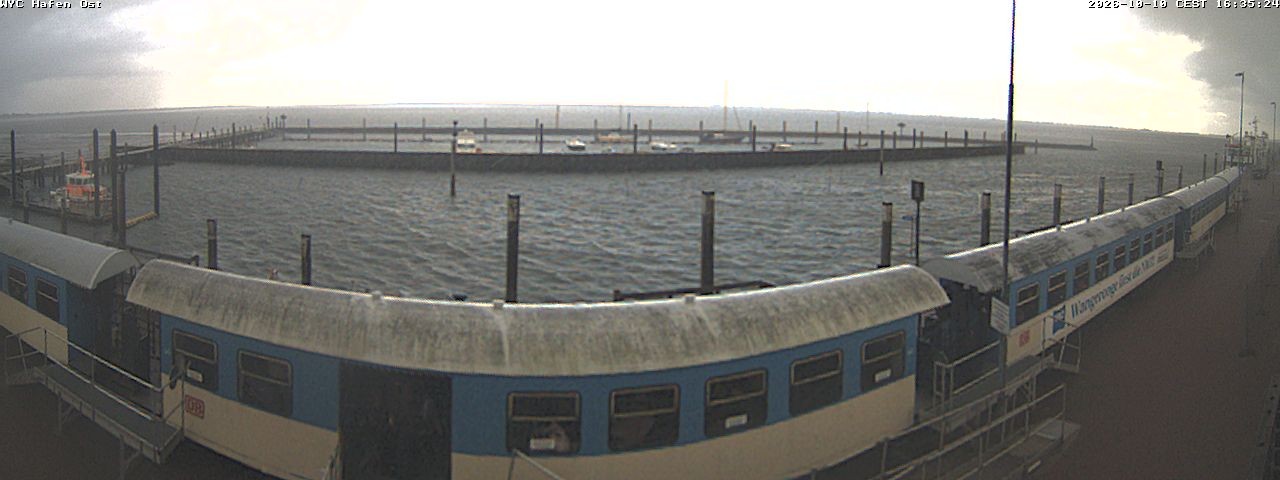 Archived image Webcam Wangerooge Harbour