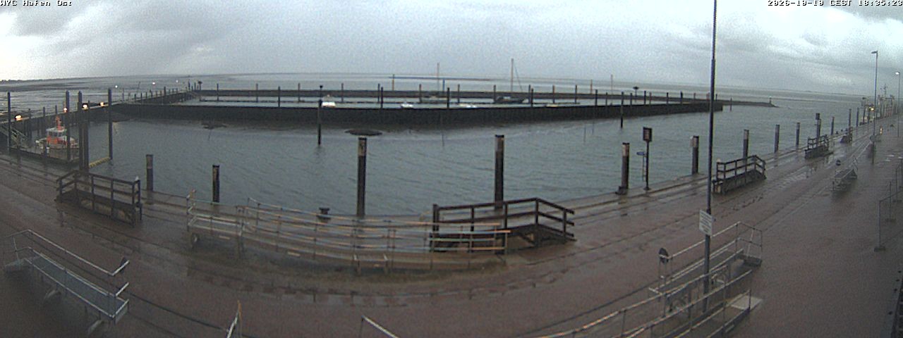 Archived image Webcam Wangerooge Harbour