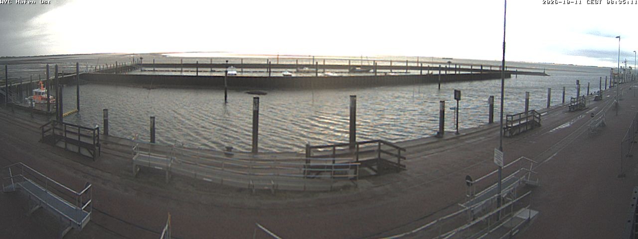 Archiv Foto Webcam Wangerooge Hafen