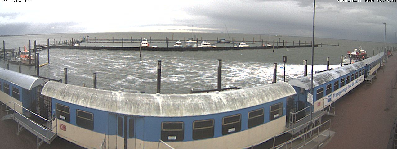 Archiv Foto Webcam Wangerooge Hafen