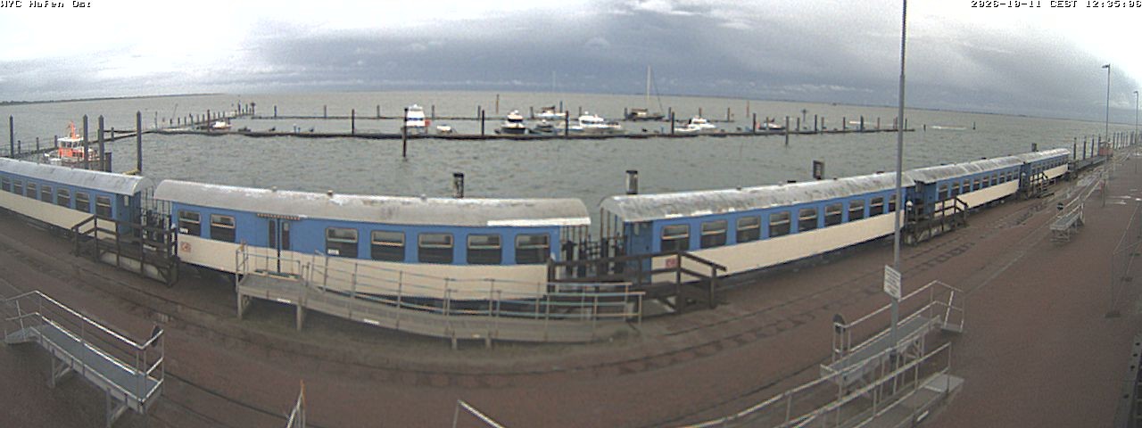 Archiv Foto Webcam Wangerooge Hafen