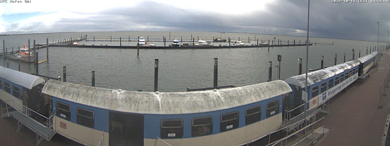 Archiv Foto Webcam Wangerooge Hafen