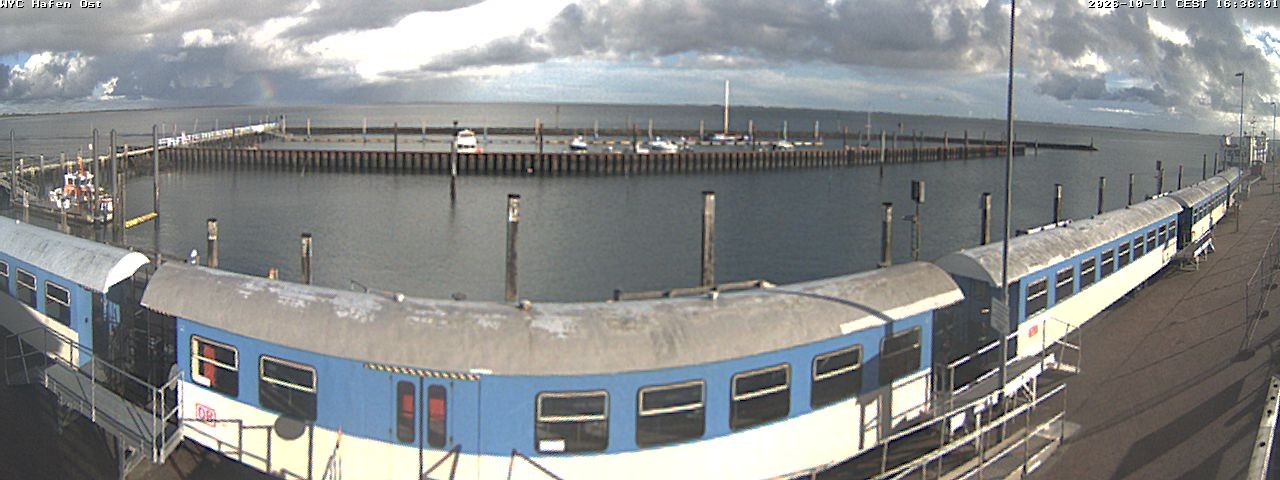 Archiv Foto Webcam Wangerooge Hafen