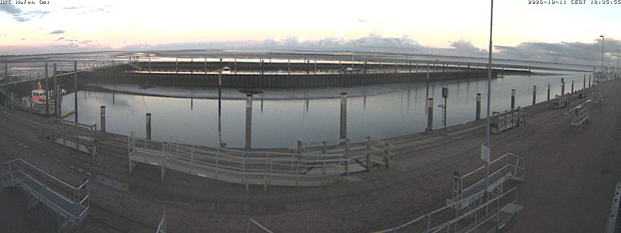 Archiv Foto Webcam Wangerooge Hafen