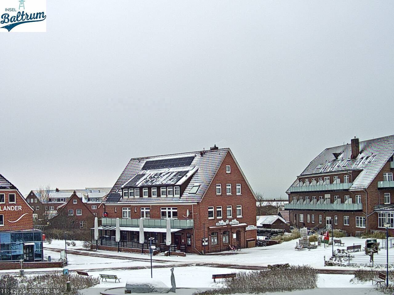 Archiv Foto Webcam Marktplatz Baltrum