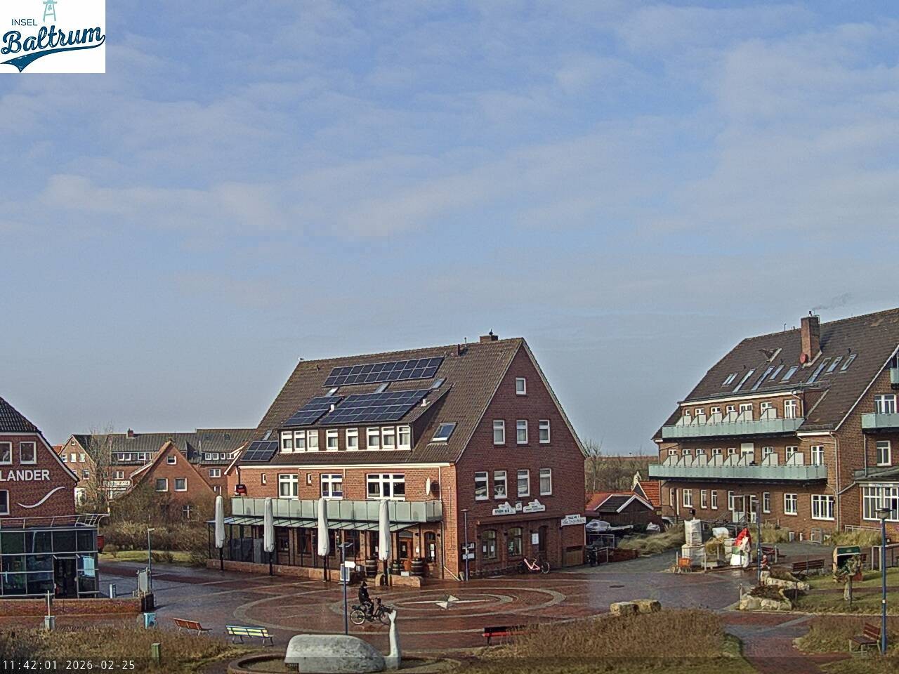 Archiv Foto Webcam Marktplatz Baltrum