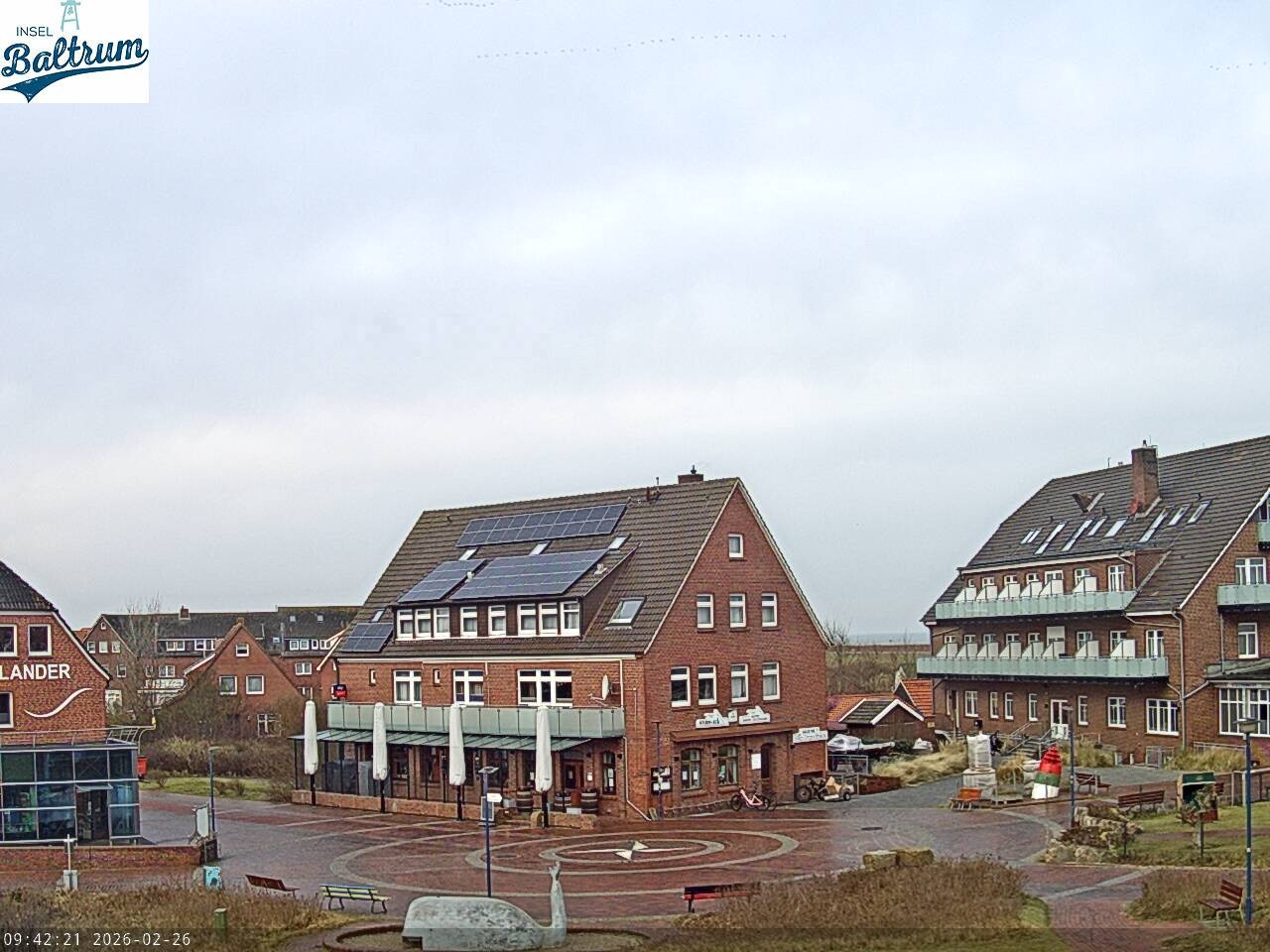 Archived image Webcam Market Square Baltrum