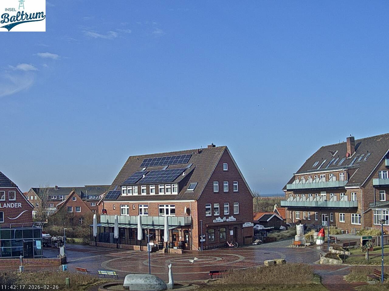 Archived image Webcam Market Square Baltrum