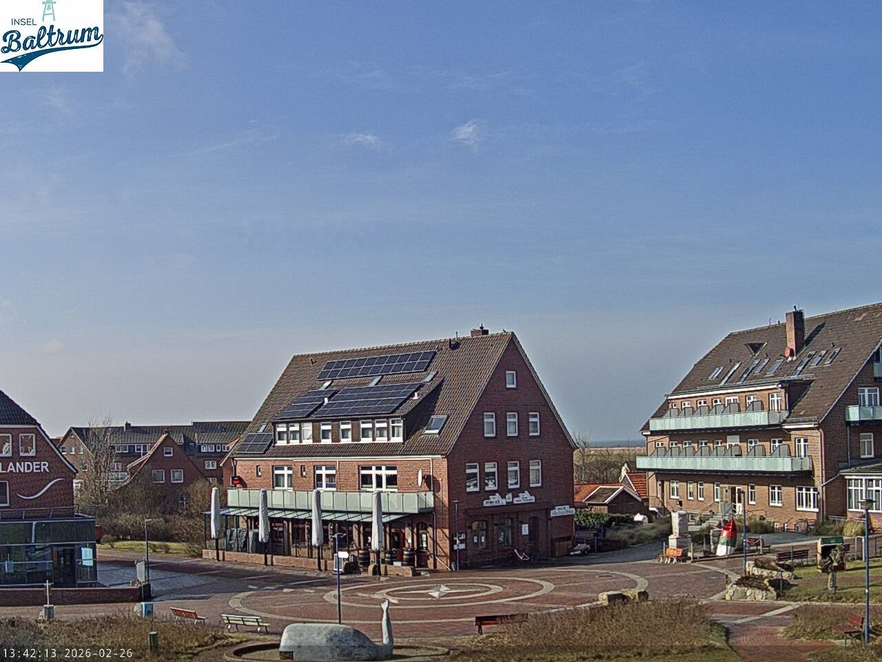 Archived image Webcam Market Square Baltrum