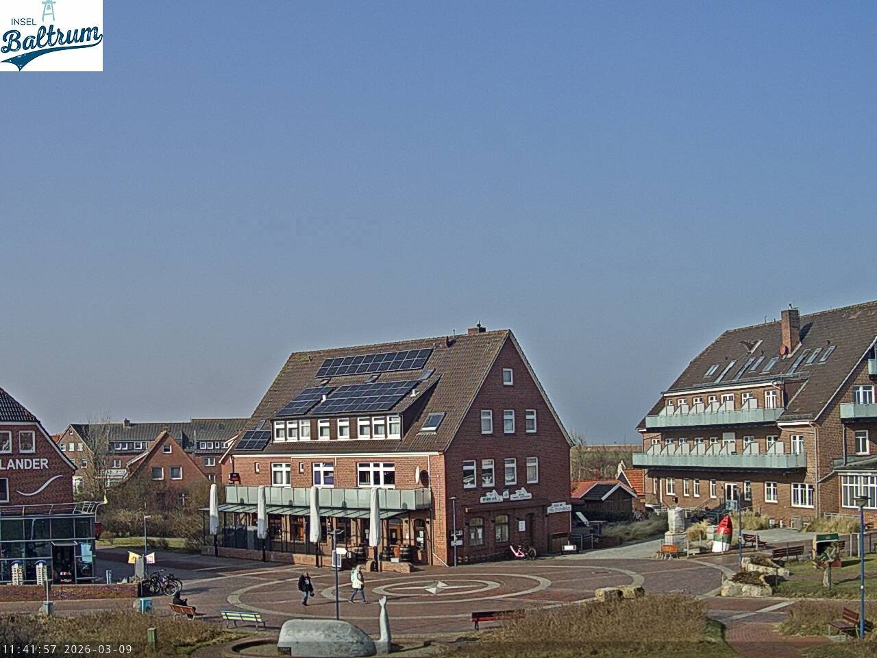 Archiv Foto Webcam Marktplatz Baltrum