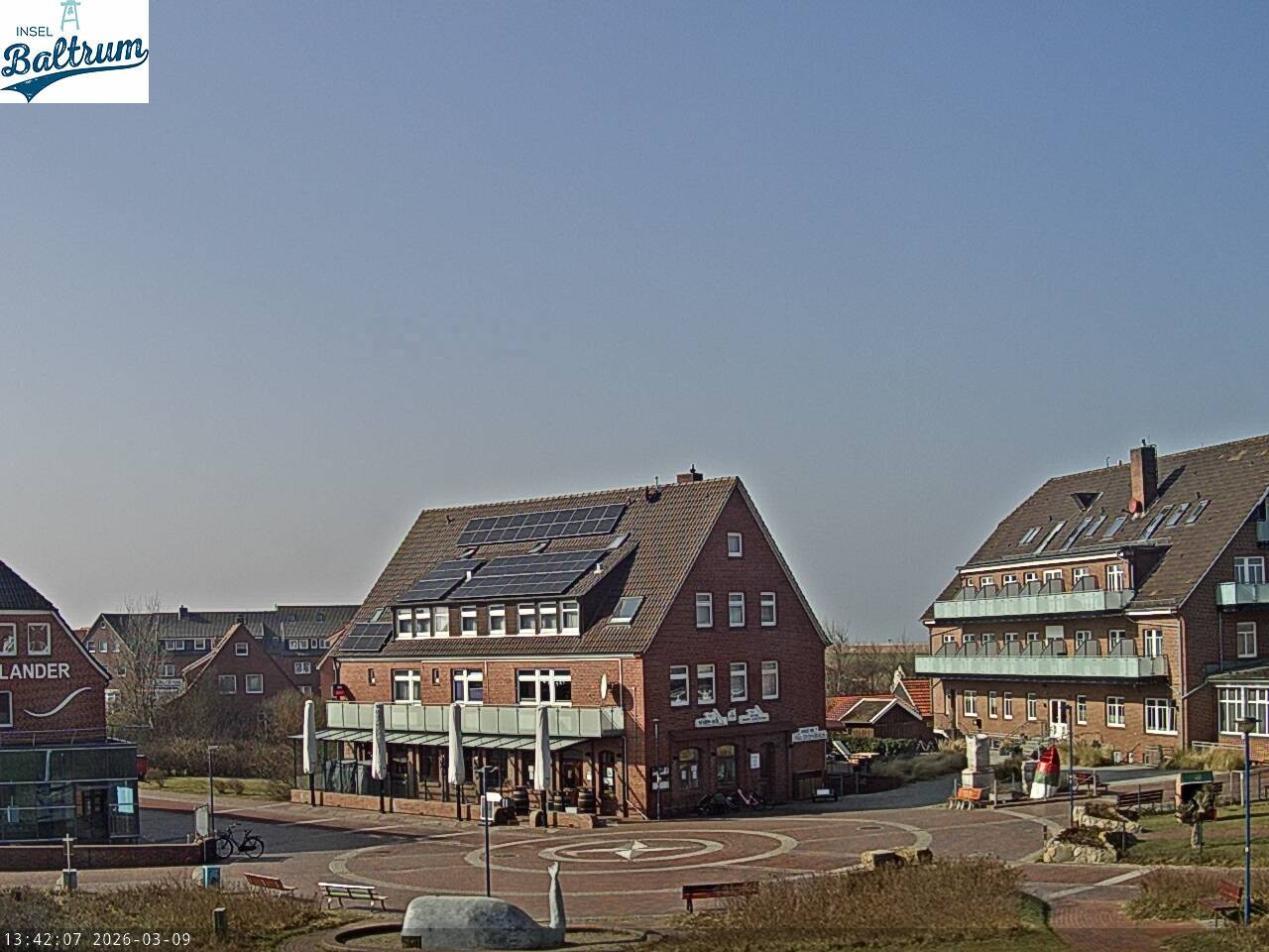 Archiv Foto Webcam Marktplatz Baltrum