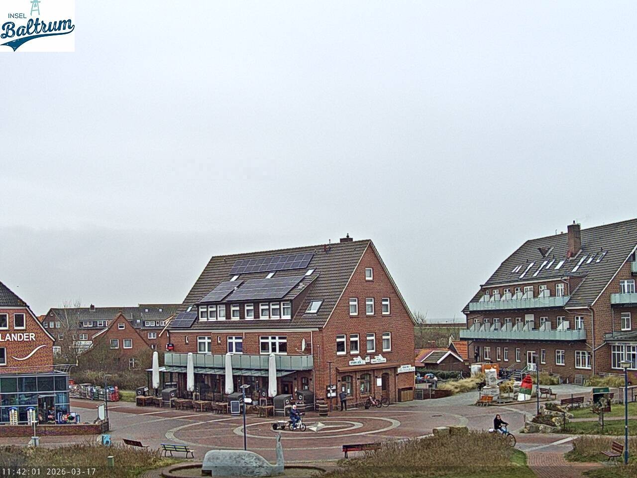 Archiv Foto Webcam Marktplatz Baltrum