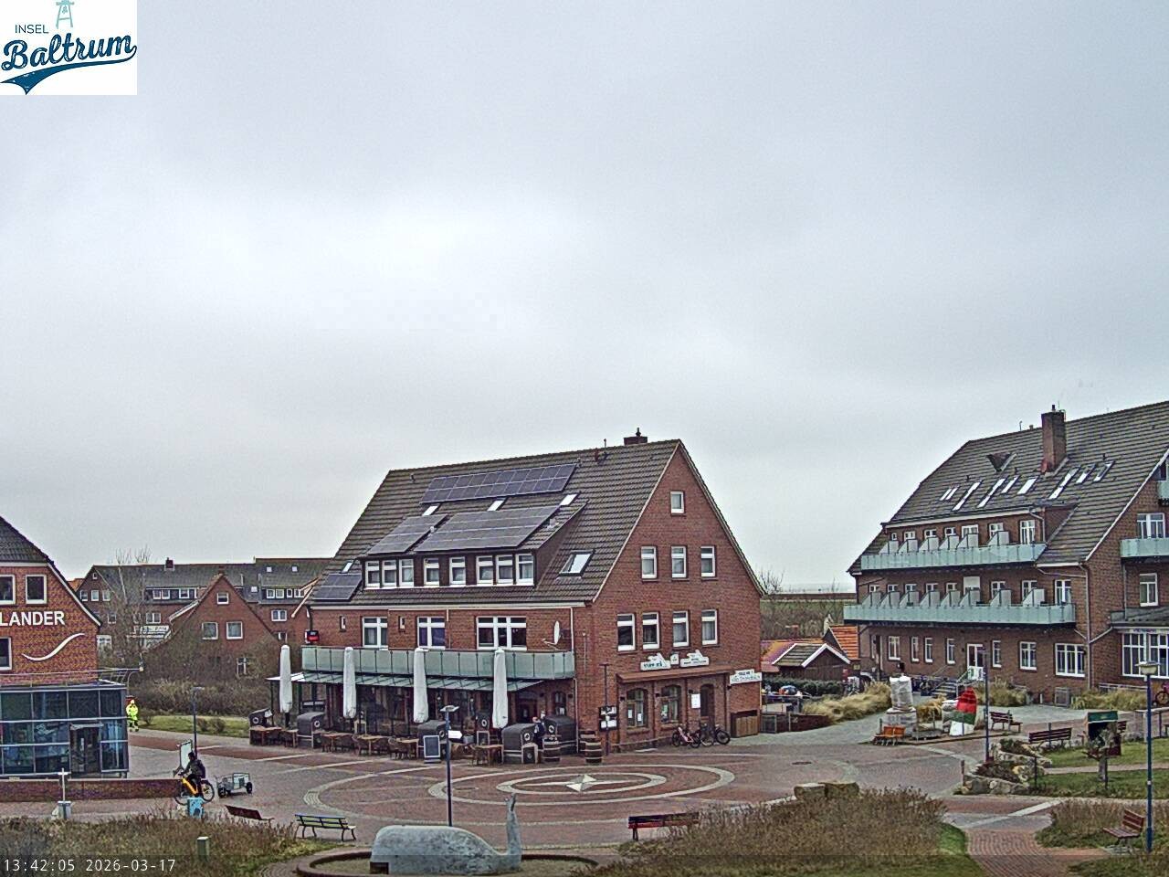 Archiv Foto Webcam Marktplatz Baltrum
