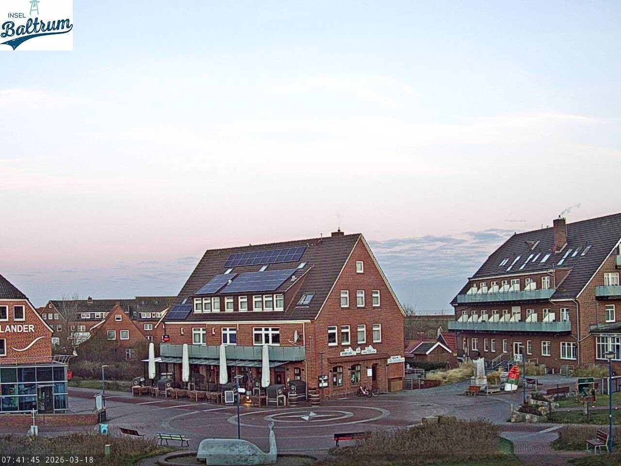 Archiv Foto Webcam Marktplatz Baltrum