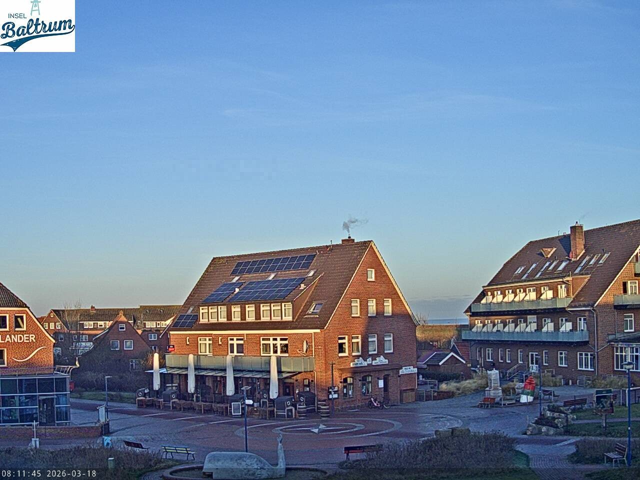 Archiv Foto Webcam Marktplatz Baltrum