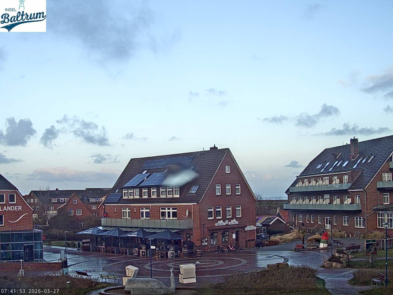 Archiv Foto Webcam Marktplatz Baltrum