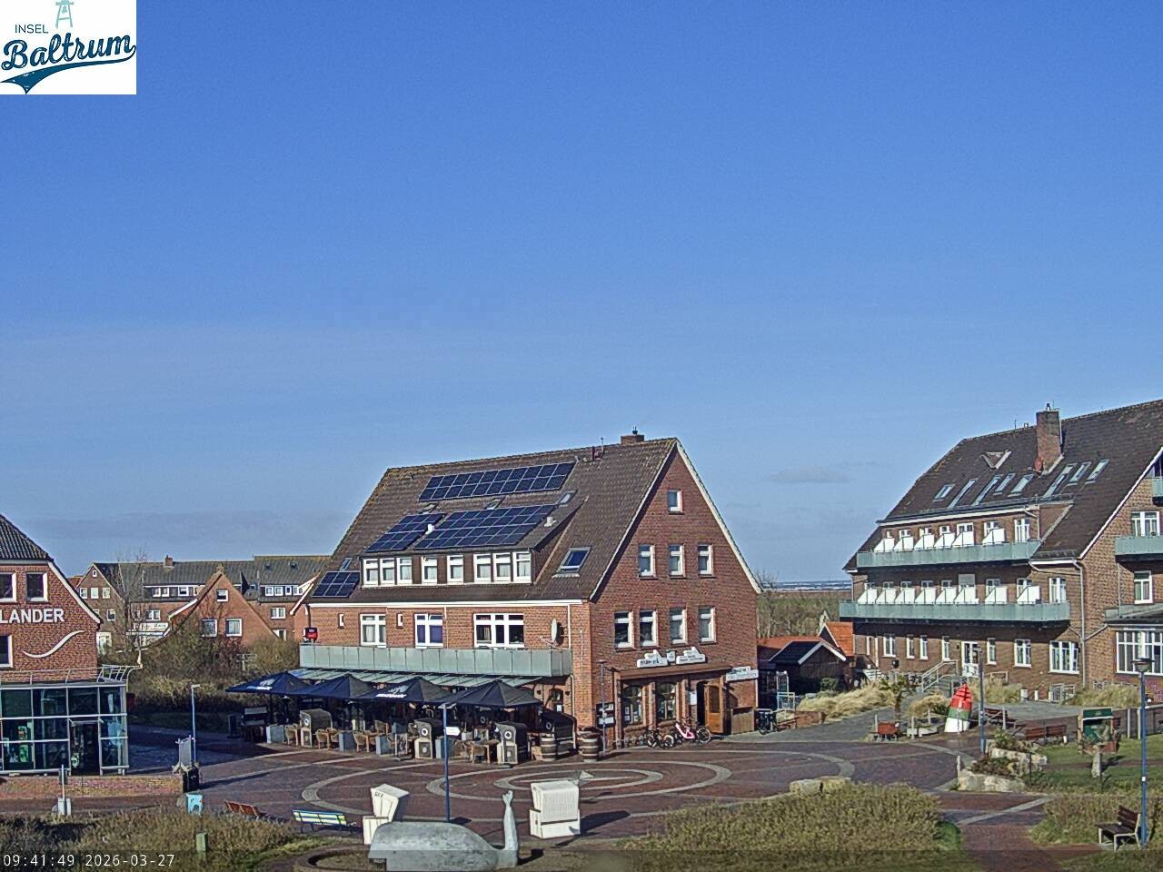 Archiv Foto Webcam Marktplatz Baltrum