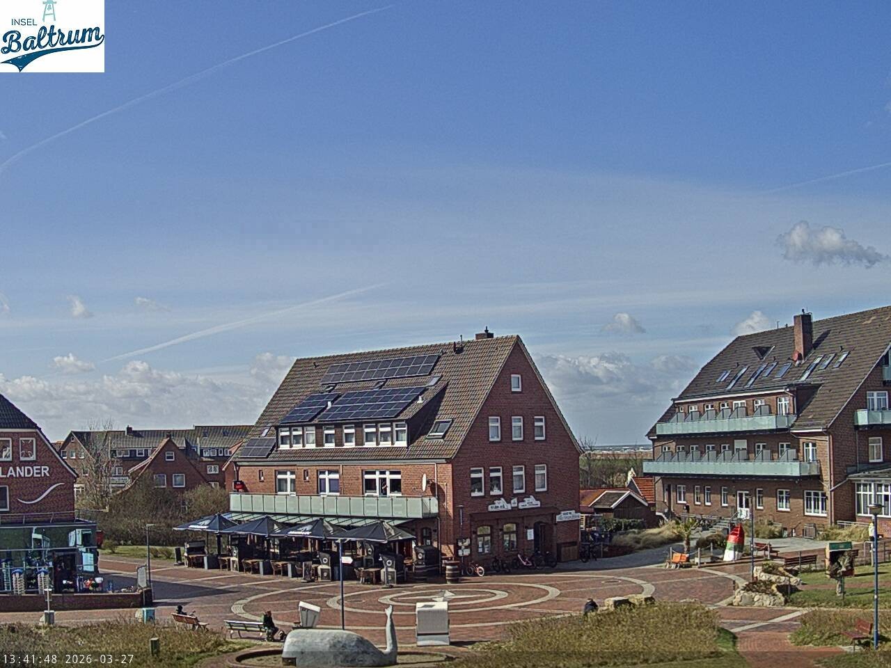 Archiv Foto Webcam Marktplatz Baltrum