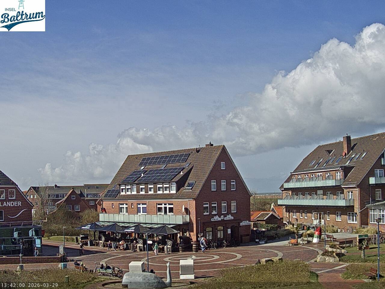 Archiv Foto Webcam Marktplatz Baltrum