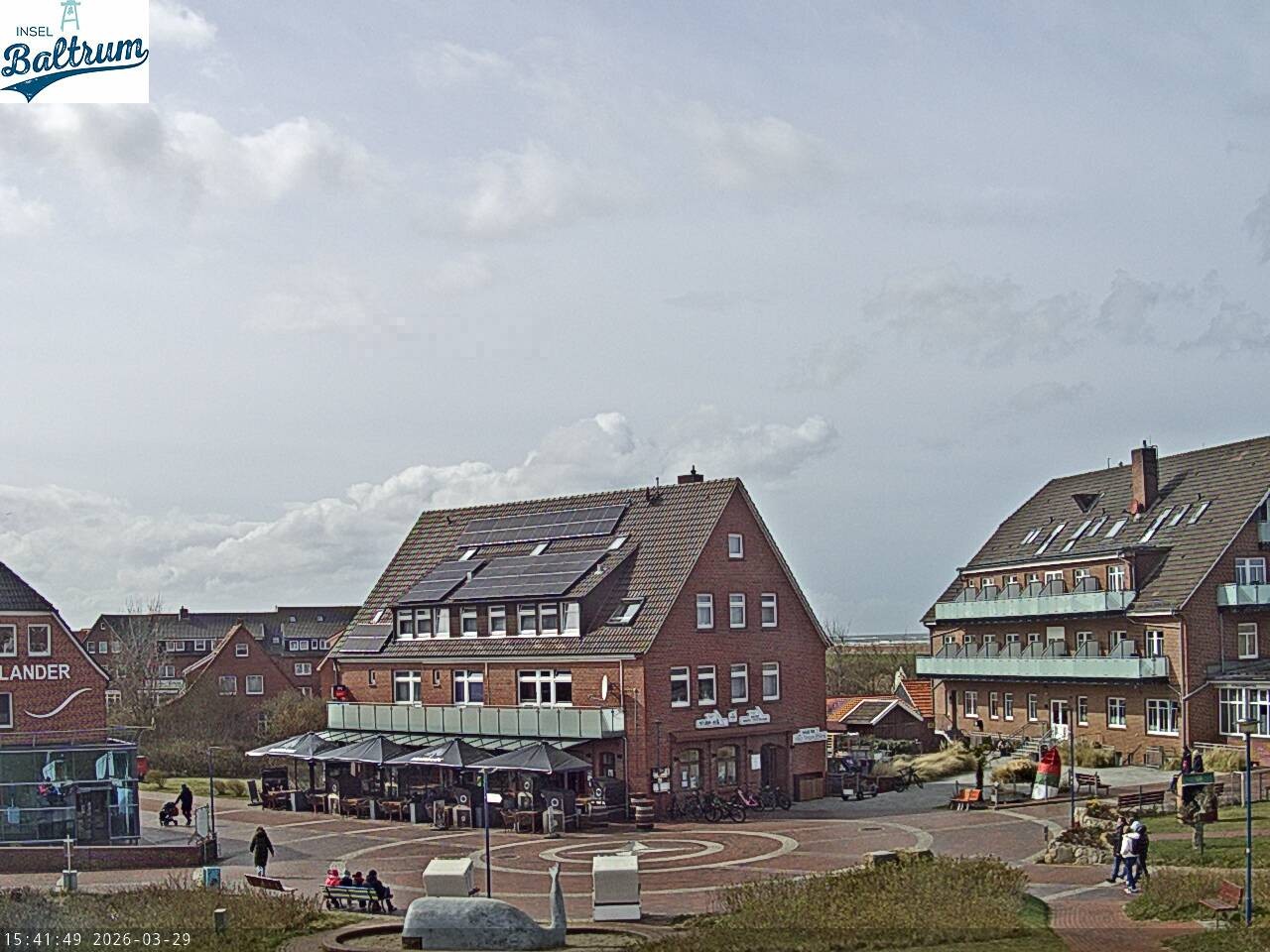 Archiv Foto Webcam Marktplatz Baltrum
