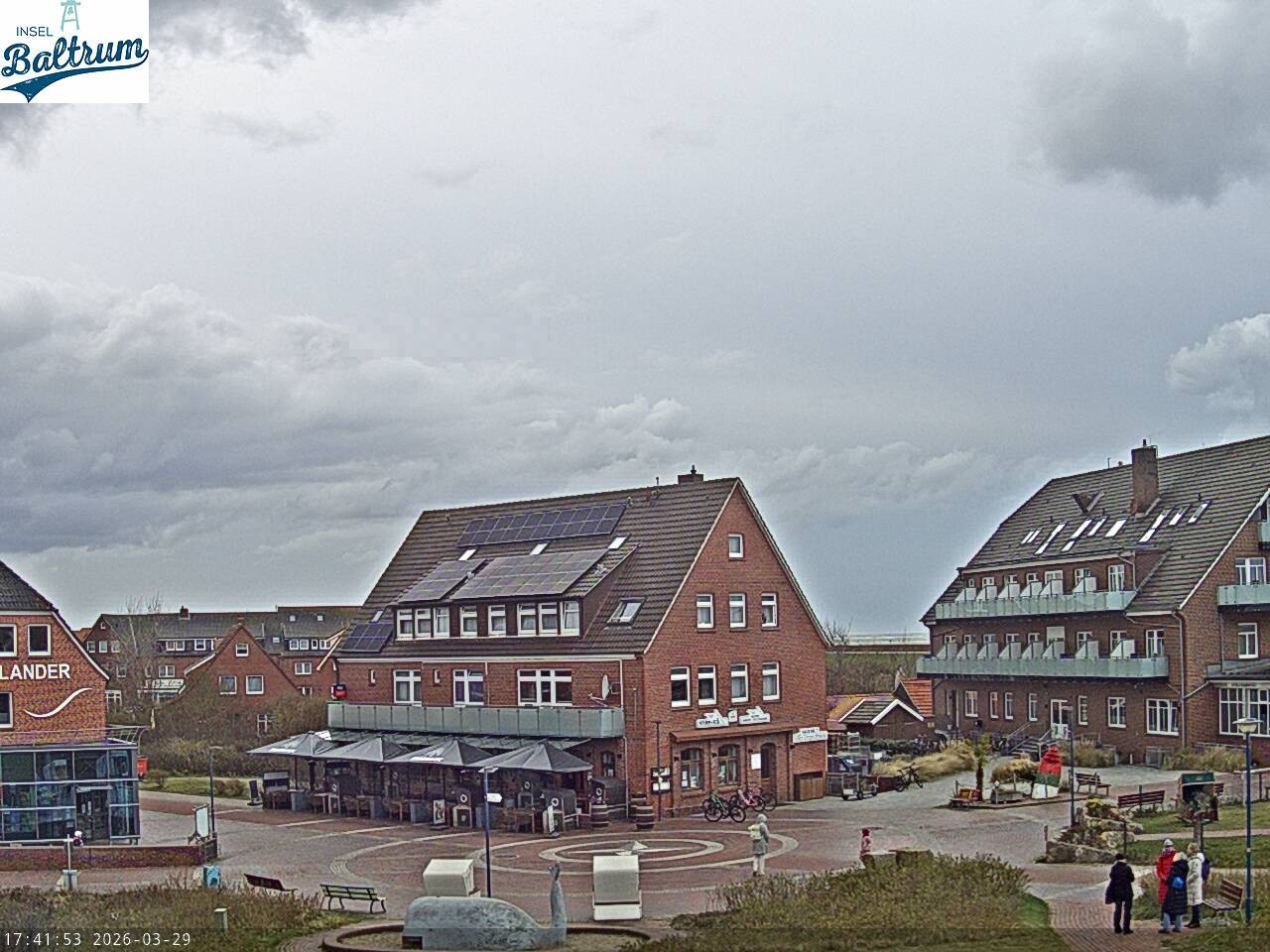 Archiv Foto Webcam Marktplatz Baltrum