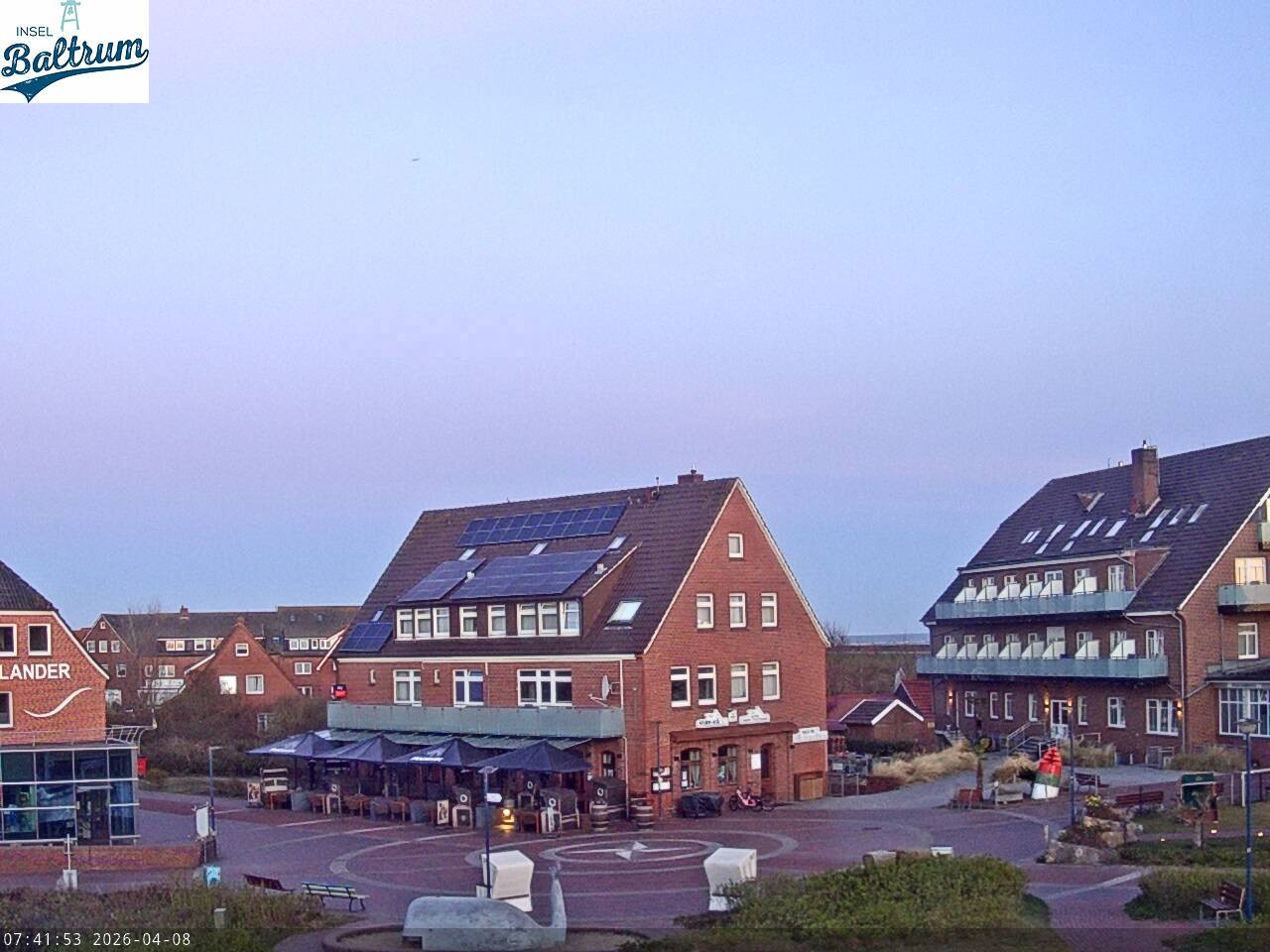Archiv Foto Webcam Marktplatz Baltrum