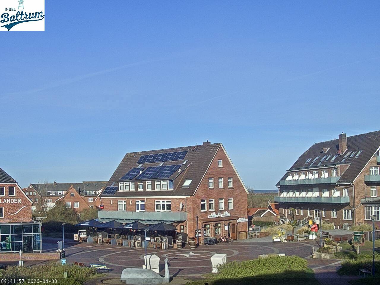 Archiv Foto Webcam Marktplatz Baltrum
