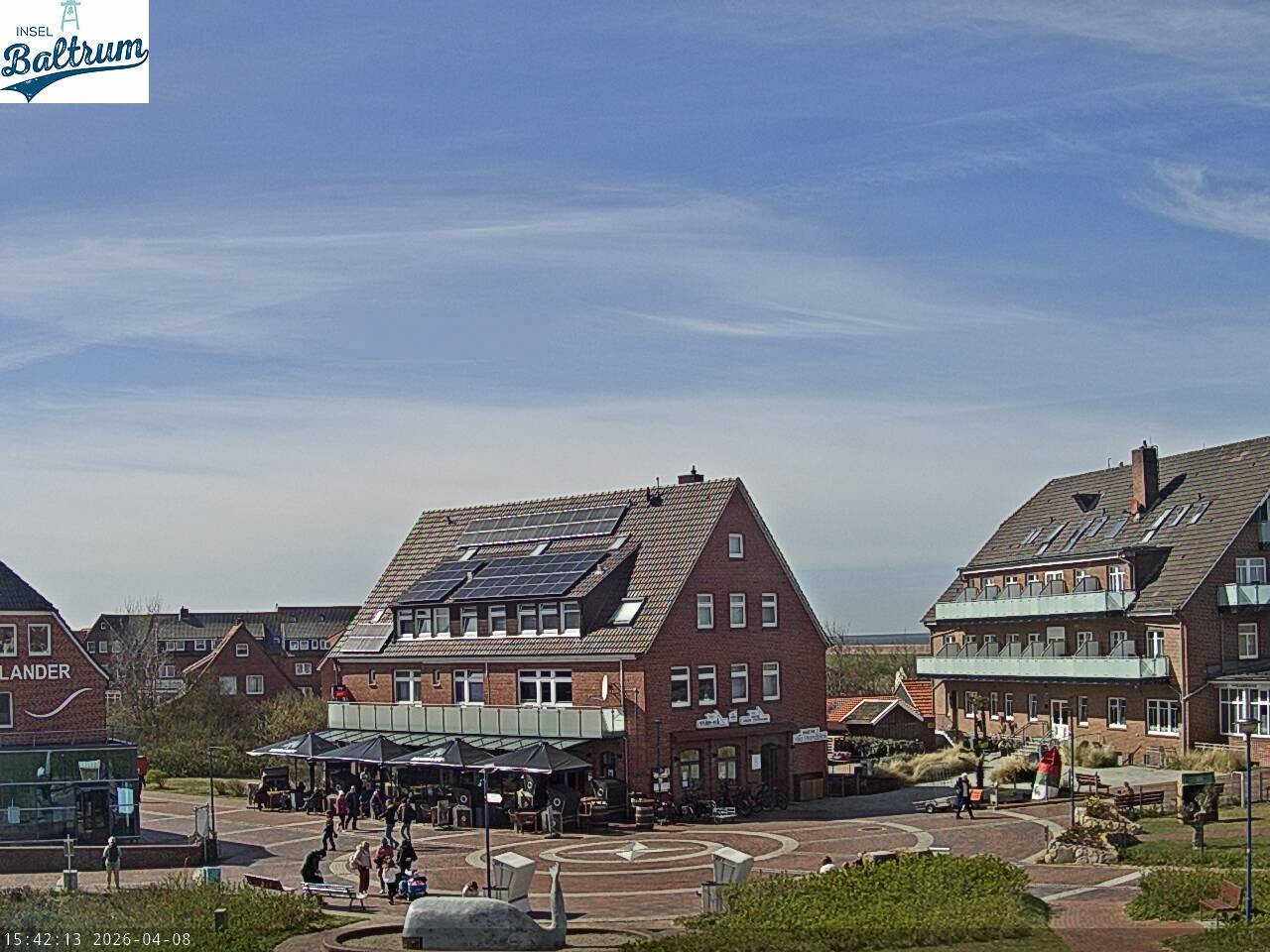 Archiv Foto Webcam Marktplatz Baltrum