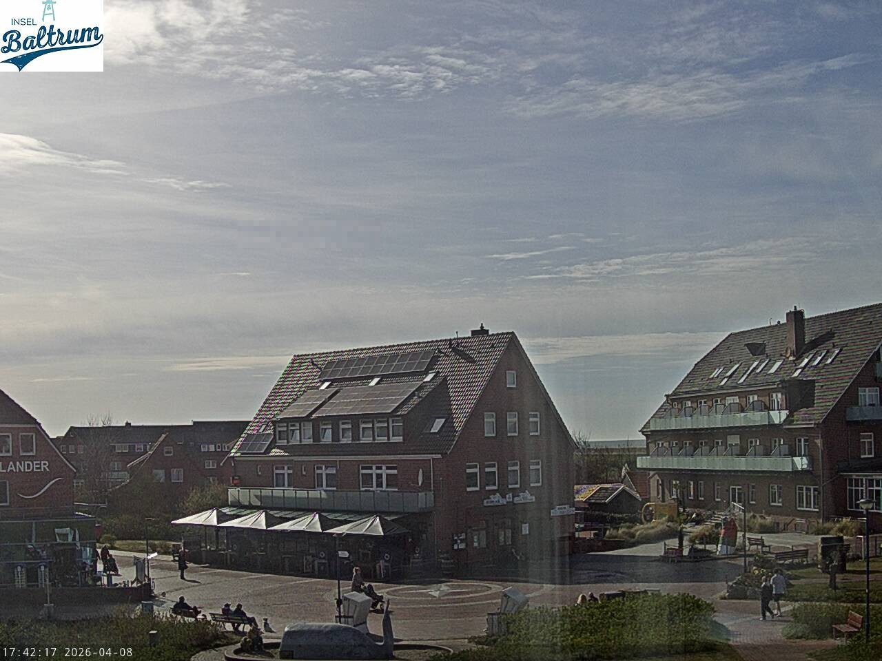 Archiv Foto Webcam Marktplatz Baltrum