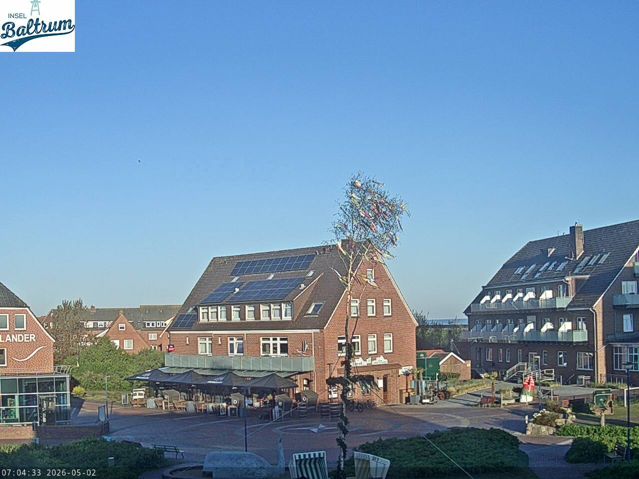 Archiv Foto Webcam Marktplatz Baltrum