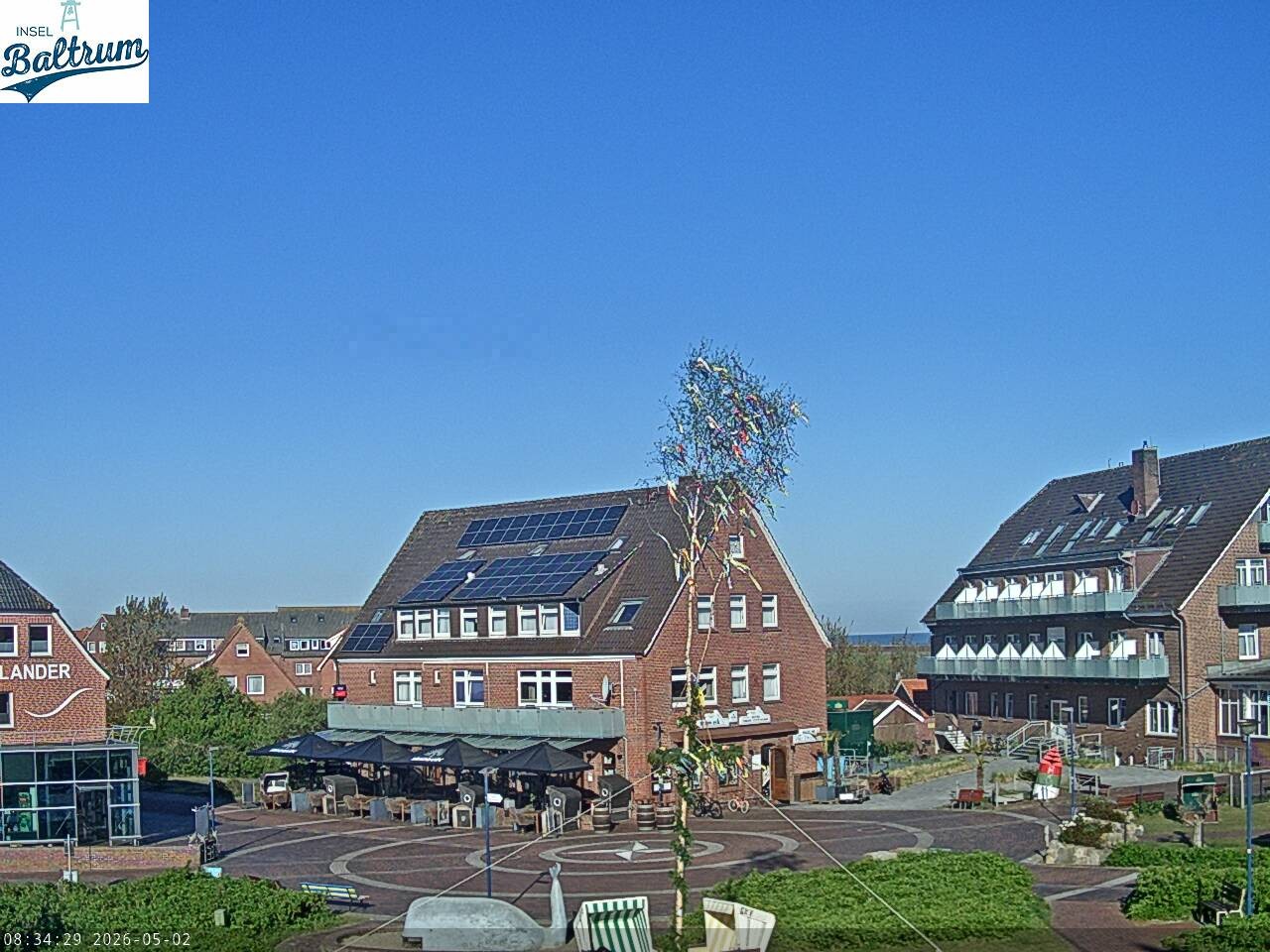 Archiv Foto Webcam Marktplatz Baltrum