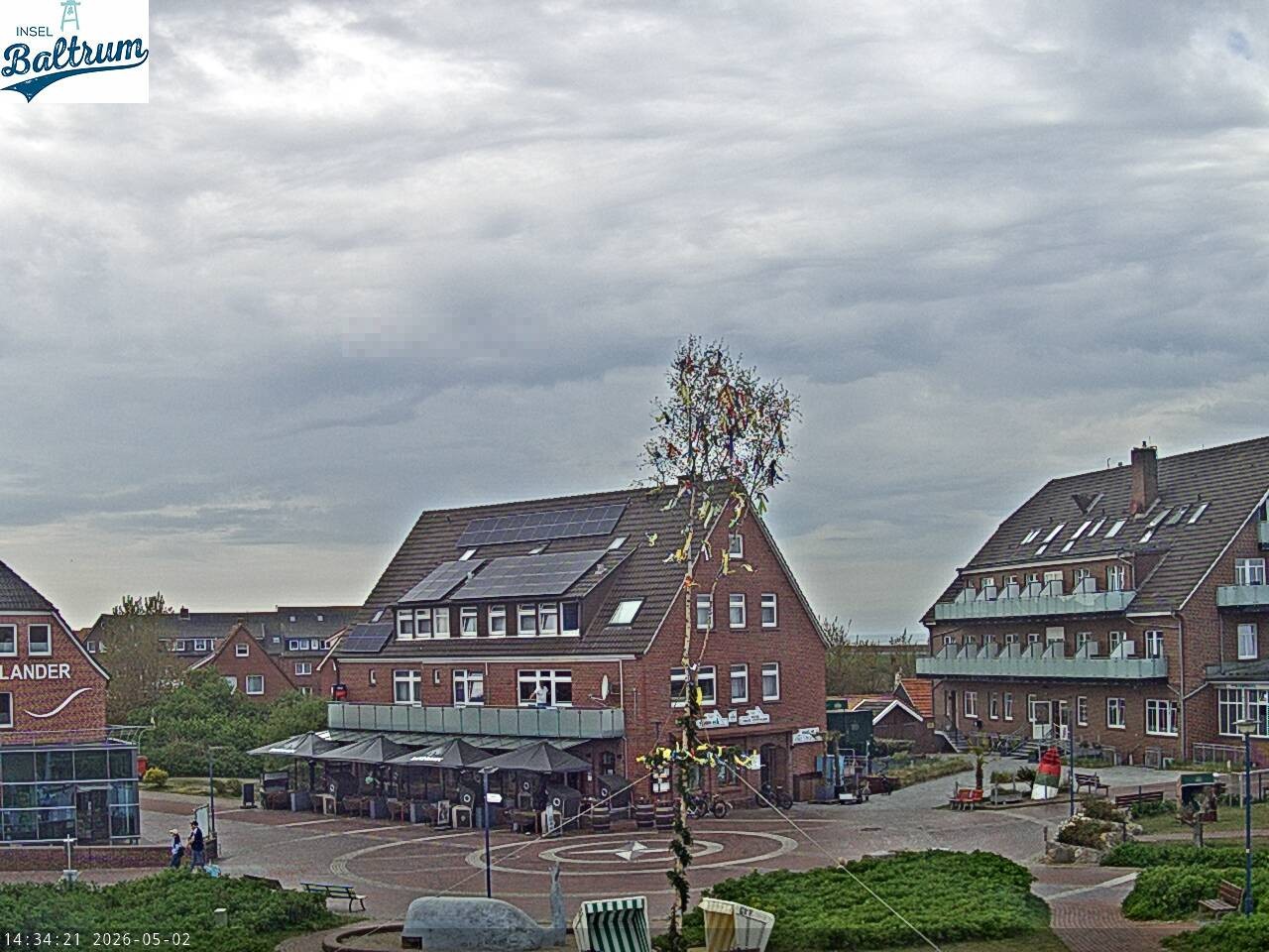 Archiv Foto Webcam Marktplatz Baltrum