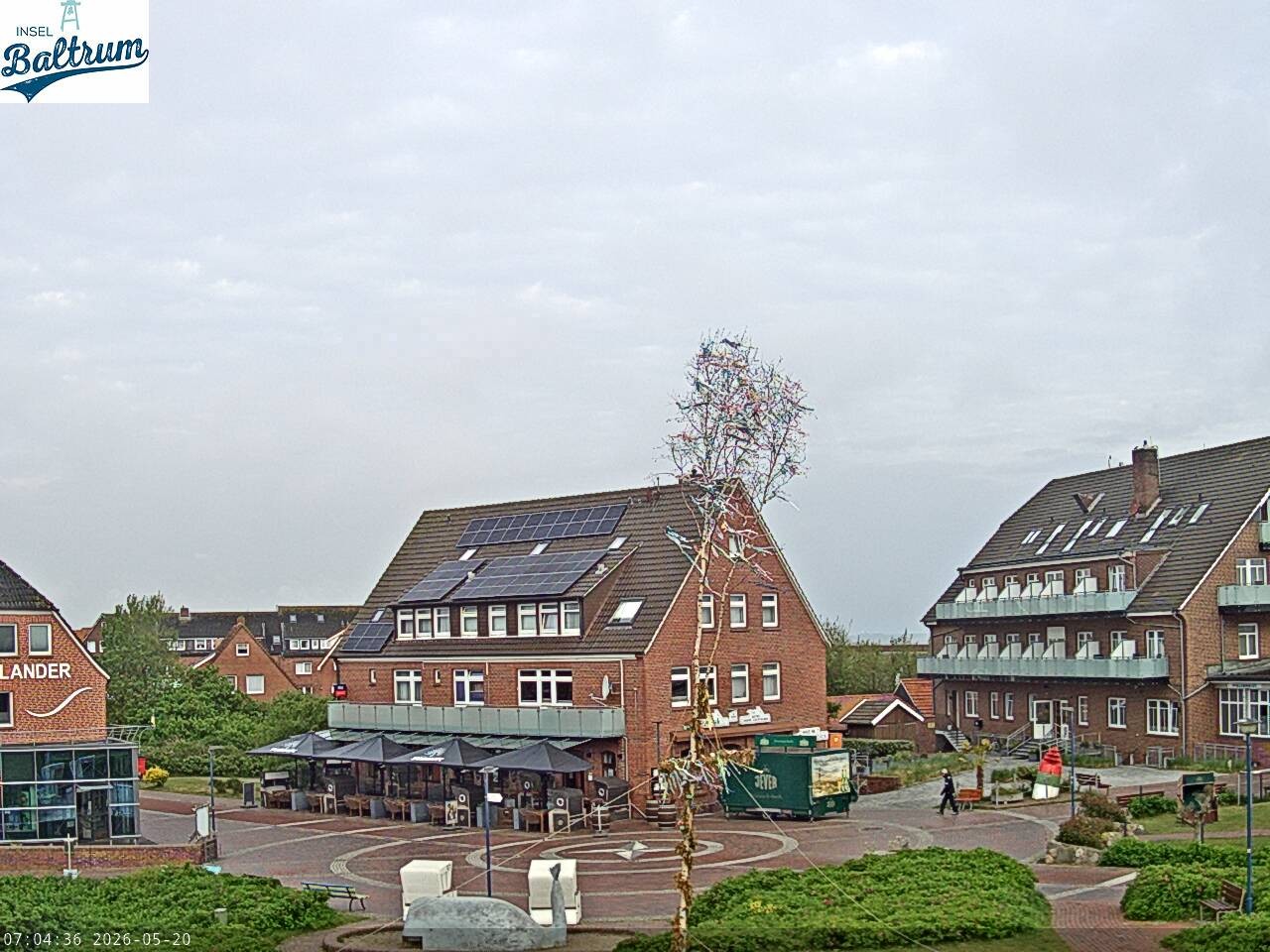 Archiv Foto Webcam Marktplatz Baltrum