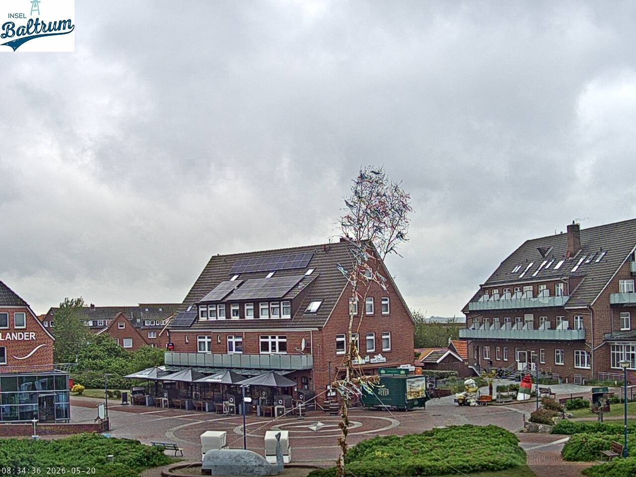 Archiv Foto Webcam Marktplatz Baltrum