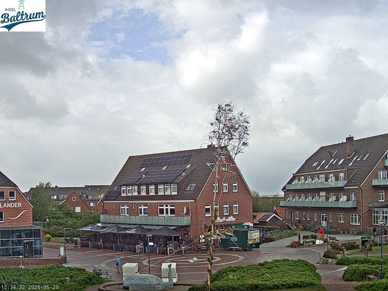 Archiv Foto Webcam Marktplatz Baltrum
