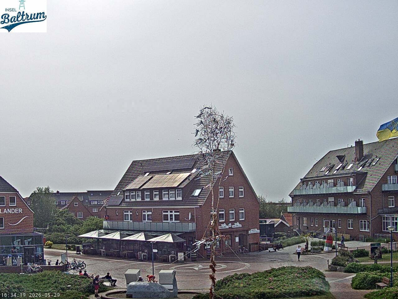 Archiv Foto Webcam Marktplatz Baltrum