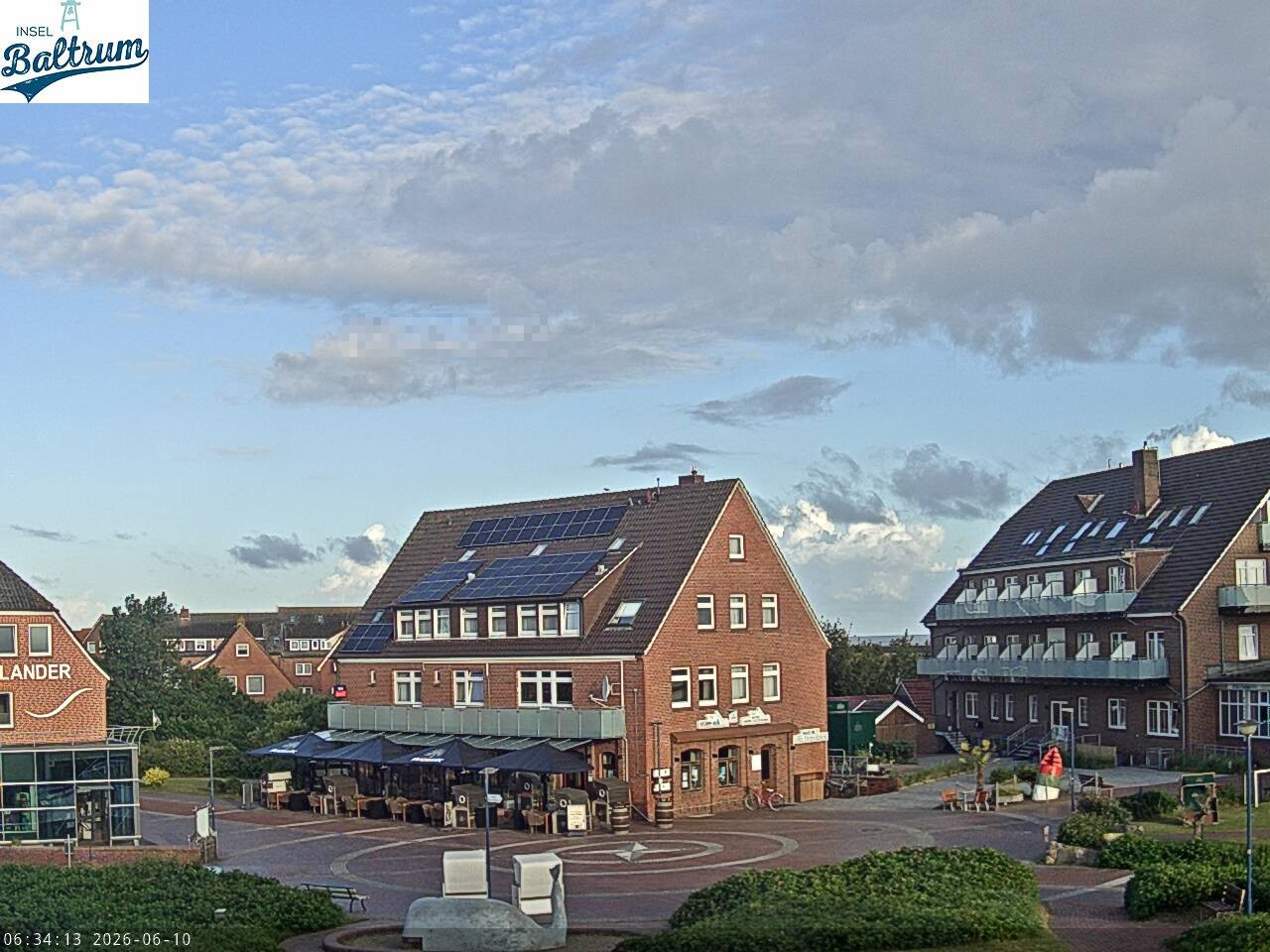Archiv Foto Webcam Marktplatz Baltrum