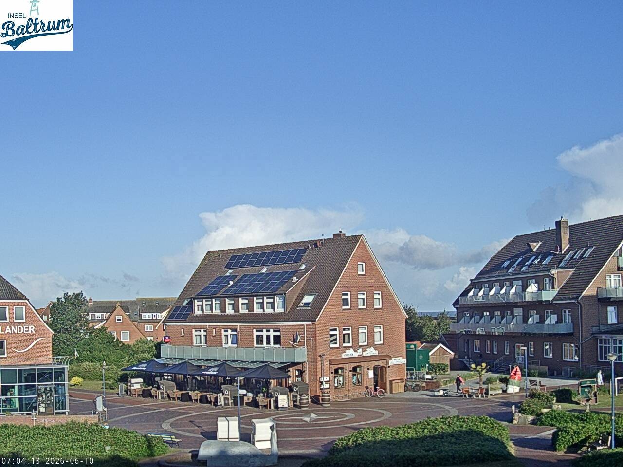 Archiv Foto Webcam Marktplatz Baltrum