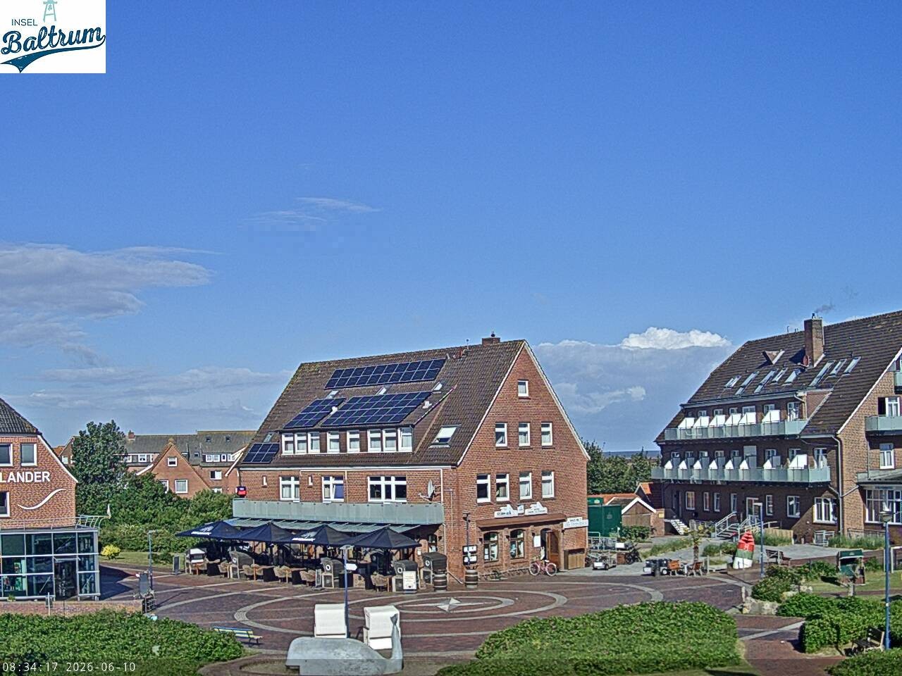 Archiv Foto Webcam Marktplatz Baltrum