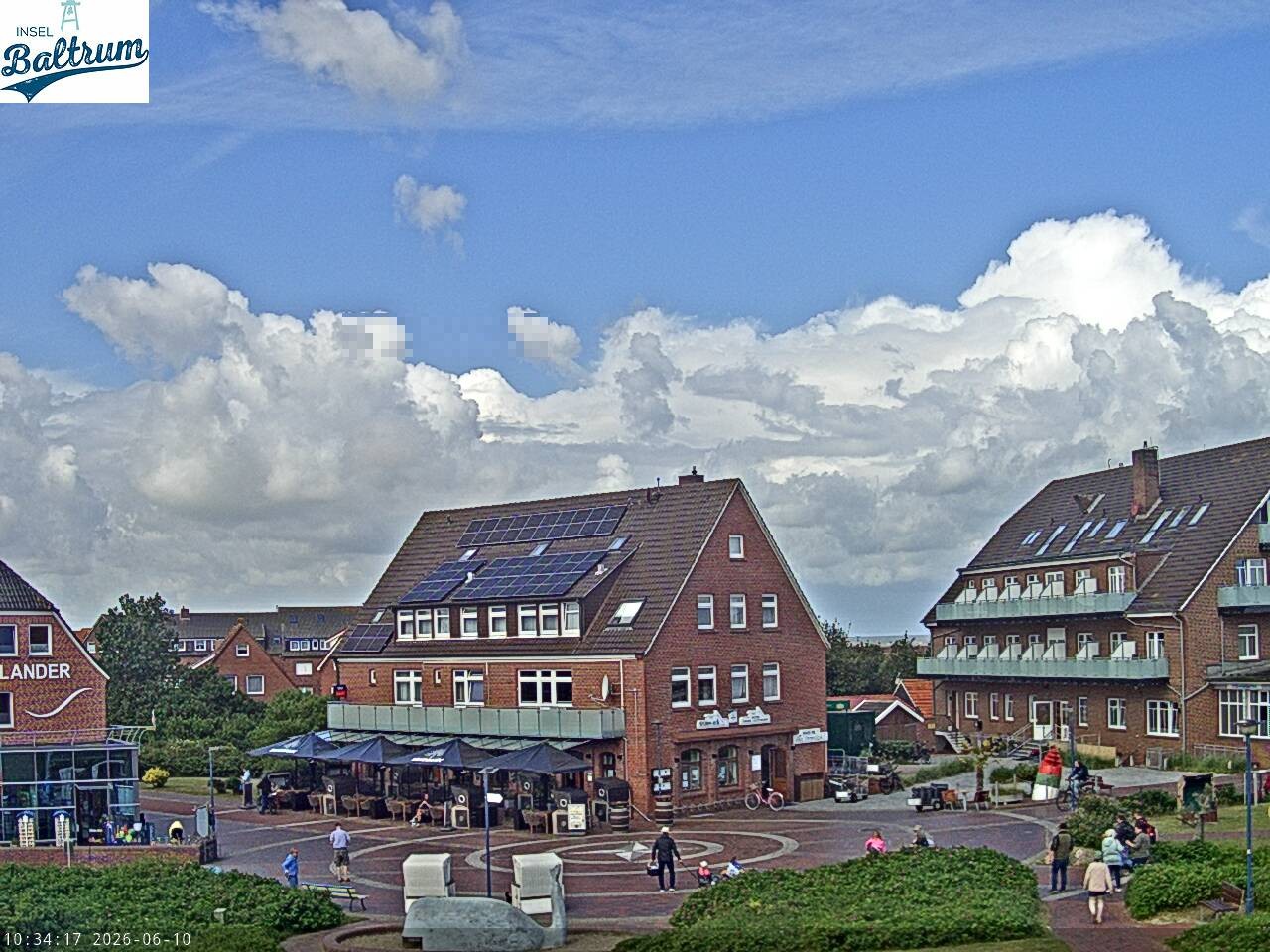 Archiv Foto Webcam Marktplatz Baltrum