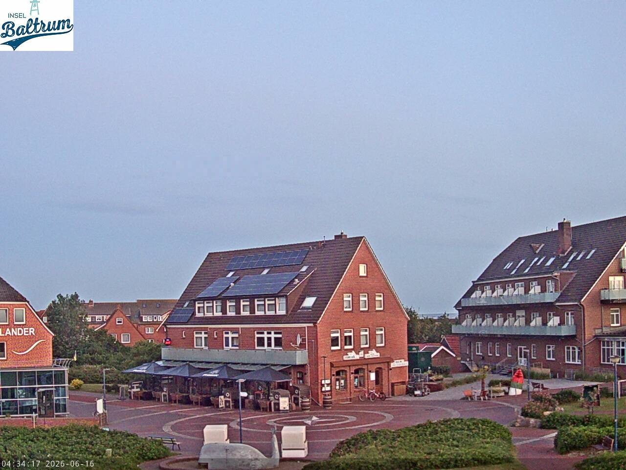 Archiv Foto Webcam Marktplatz Baltrum
