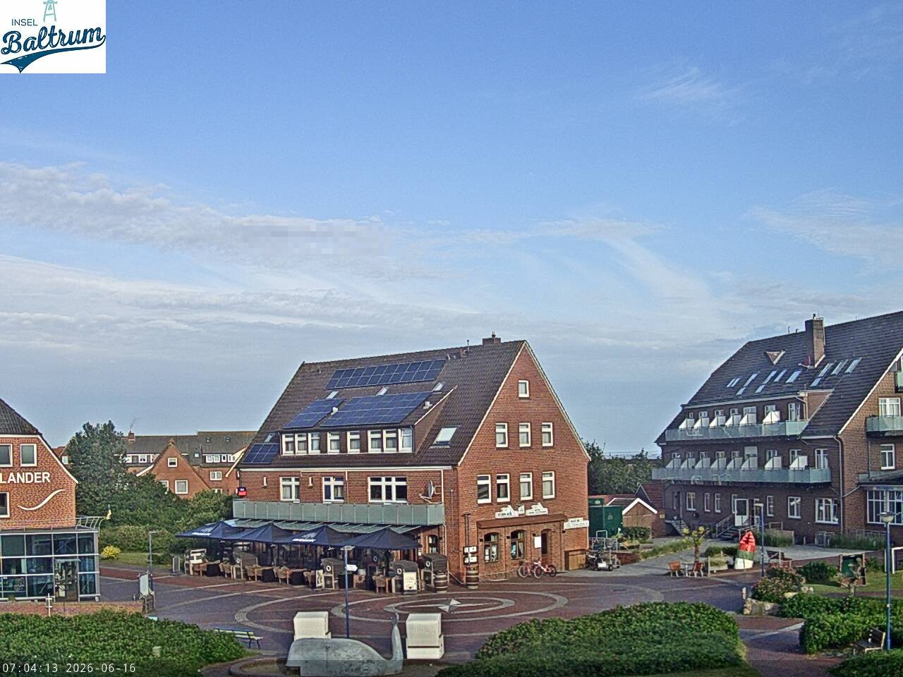 Archiv Foto Webcam Marktplatz Baltrum