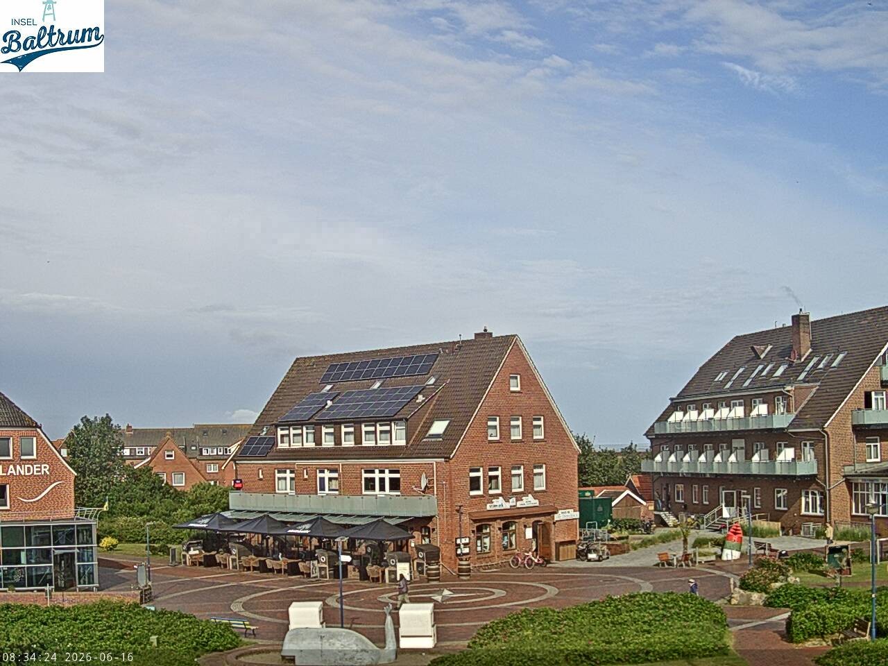 Archiv Foto Webcam Marktplatz Baltrum